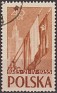 Poland 1955 Buildings 40 GR Brown Scott 679